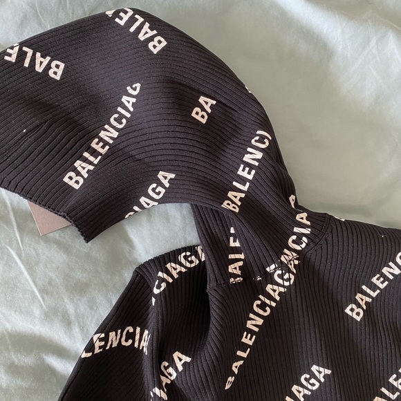 Balenciaga knit sweater with all over print - Picture 5 of 7